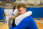 Men's Basketball Senior Day  Wheaton College Men's Basketball Senior Day 2024. - Photo By: KEITH NORDSTROM : Wheaton, basketball, senior day, MBBall2024